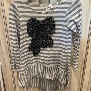 Striped dress girls size 12